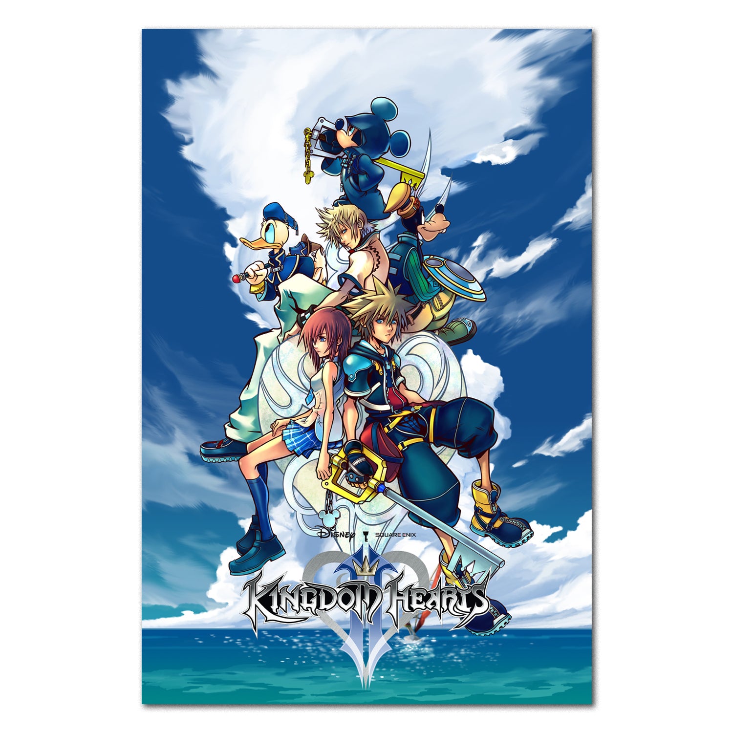 Kingdom Hearts II Exclusive Key Art poster print